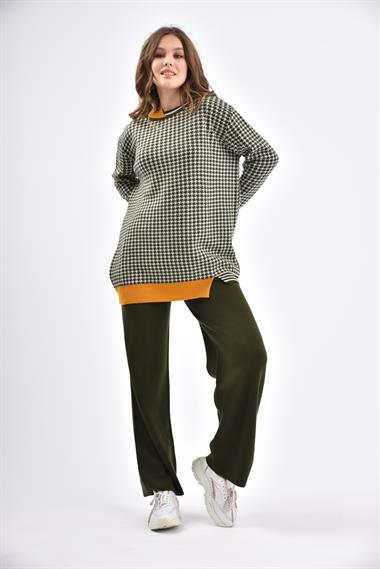 FTZ Women Kadın İki Renk İkili Takım  Haki 21-6039