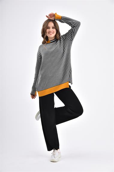 FTZ Women Kadın İki Renk İkili Takım  Siyah 21-6039