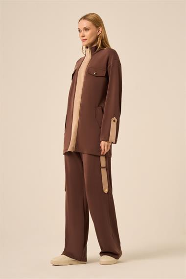 FTZ Women Kadın İkili Takım  Kahve Beige 31288