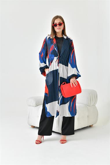 FTZ Women Kadın İpek Şifon Üçlü Takım  Siyah 30834