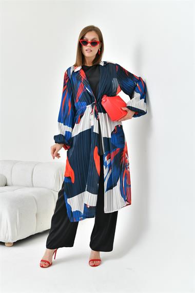 FTZ Women Kadın İpek Şifon Üçlü Takım  Siyah 30834