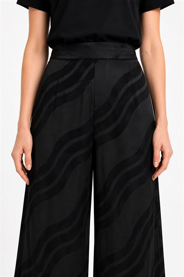 FTZ Women Kadın Jakar Pantolon  Siyah 31452