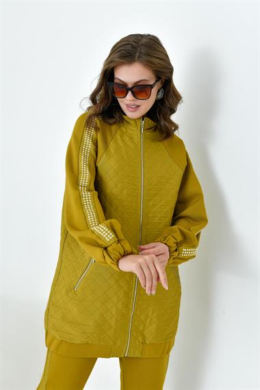 FTZ Women Kadın Kapitone Detay Takım  Asit 30910