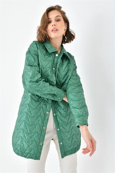 FTZ Women Kadın Kapitoneli Kap  Benetton 30629