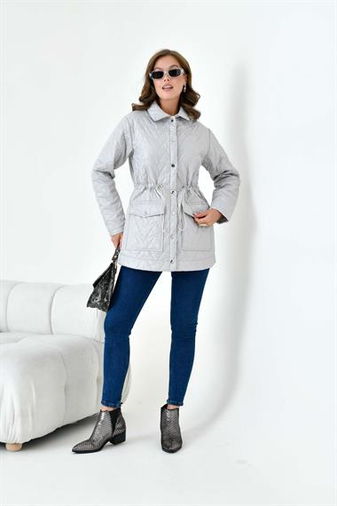 FTZ Women Kadın Kapitoneli Kap  Gri 30628