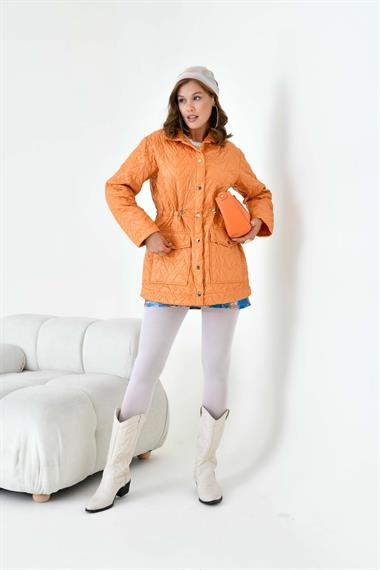 FTZ Women Kadın Kapitoneli Kap  Hardal 30628