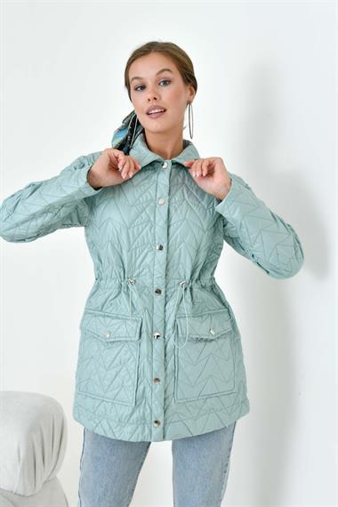 FTZ Women Kadın Kapitoneli Kap  Mint 30628