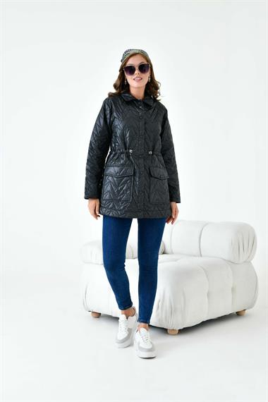 FTZ Women Kadın Kapitoneli Kap  Siyah 30628