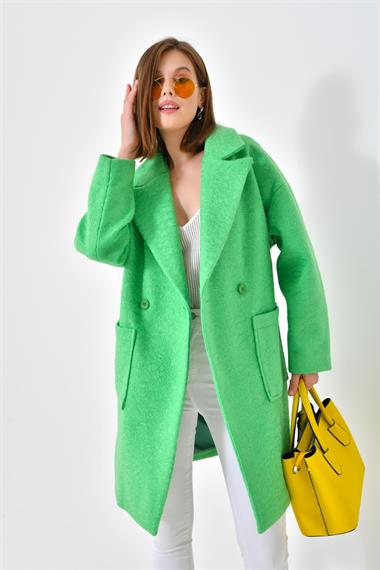 FTZ Women Kadın Kaşe Kaban  Benetton 30626