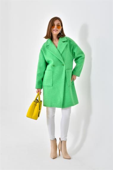 FTZ Women Kadın Kaşe Kaban  Benetton 30626