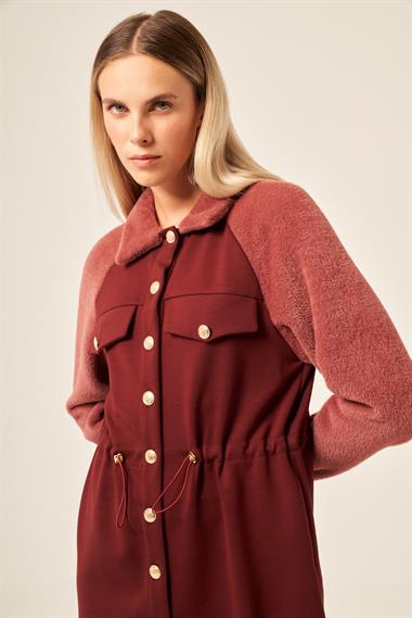 FTZ Women Kadın Kaşmir Takım  Mürdüm 30960