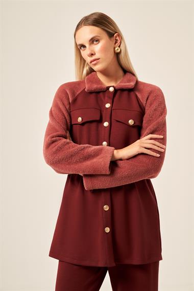 FTZ Women Kadın Kaşmir Takım  Mürdüm 30960