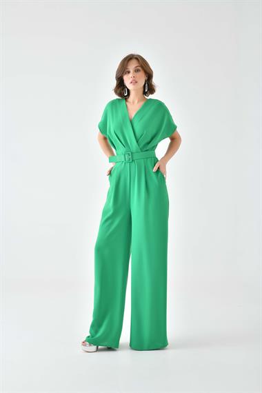 FTZ Women Kadın Kemerli Tulum  Benetton 30724