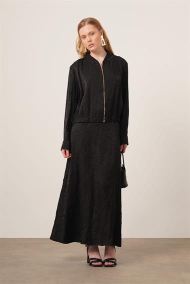 FTZ Women kadın Kraş Etekli Takım  Siyah 31171