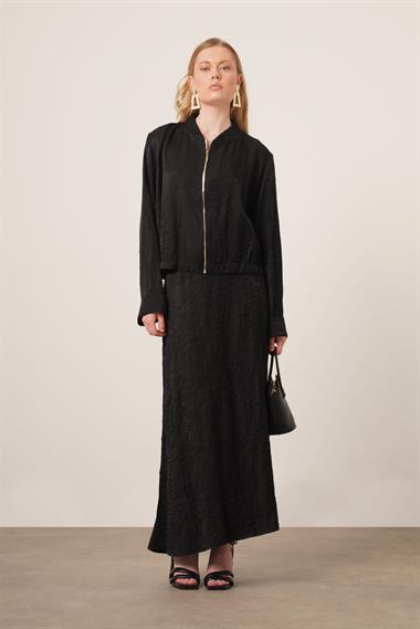 FTZ Women kadın Kraş Etekli Takım  Siyah 31171