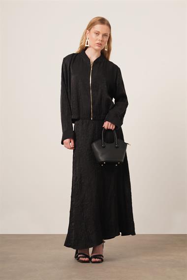 FTZ Women kadın Kraş Etekli Takım  Siyah 31171