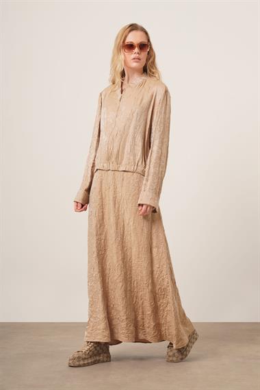 FTZ Women kadın Kraş Etekli Takım  Vizon 31171