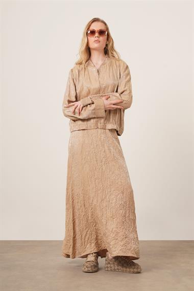 FTZ Women kadın Kraş Etekli Takım  Vizon 31171