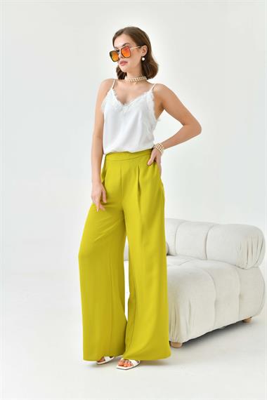 FTZ Women Kadın Lastikli Pantolon  Asit 30756