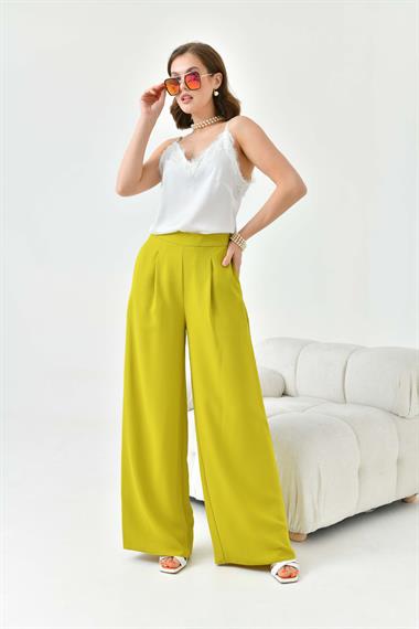 FTZ Women Kadın Lastikli Pantolon  Asit 30756