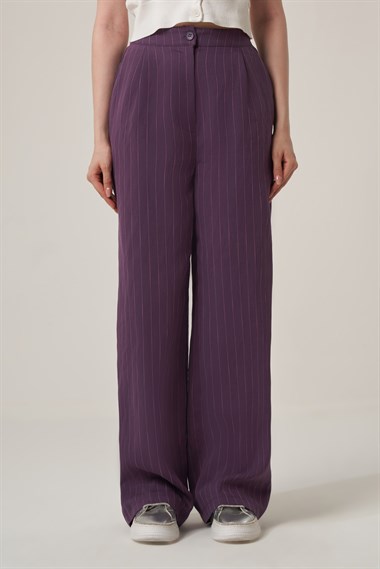 FTZ Women Kadın Lotus Tensel Pantolon  Mürdüm 31419