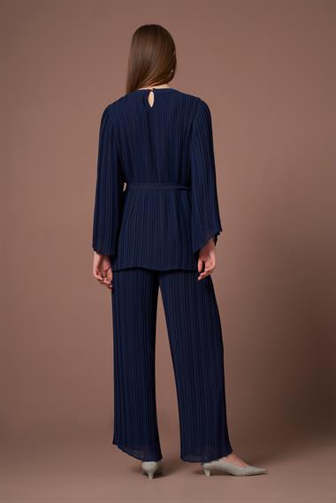 FTZ Women Kadın Manolya Pliseli Takım  Lacivert 31304