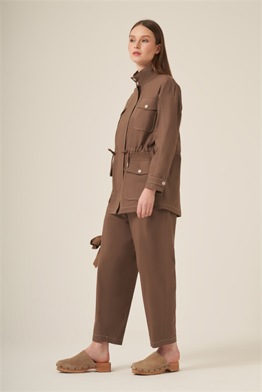 FTZ Women Kadın Marsel Takım  Kahve 31319
