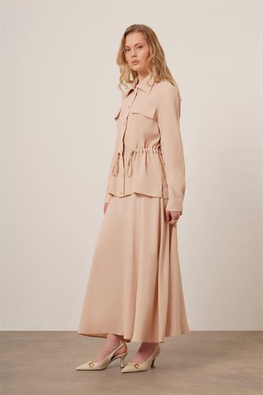 FTZ Women Kadın Melise Crep Takım  Beige 31172