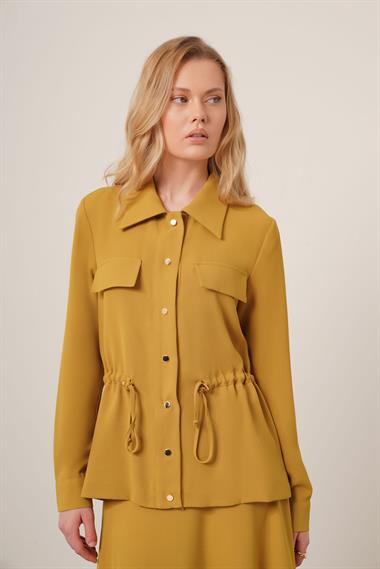 FTZ Women Kadın Melise Crep Takım  Yağ Yeşili 31172