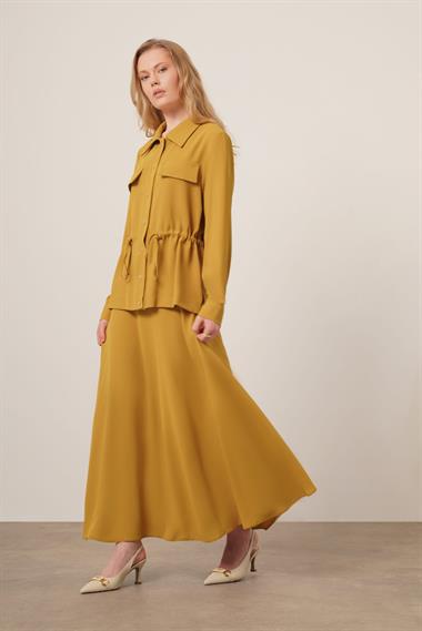 FTZ Women Kadın Melise Crep Takım  Yağ Yeşili 31172