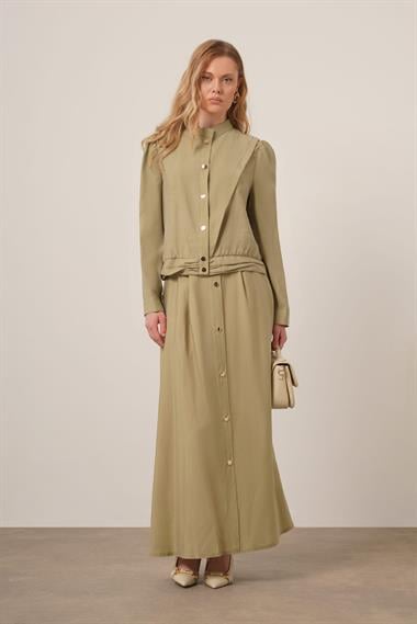 FTZ Women Kadın Modal Etekli Takım  Çağla 31174