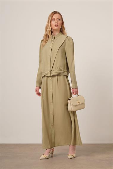 FTZ Women Kadın Modal Etekli Takım  Çağla 31174