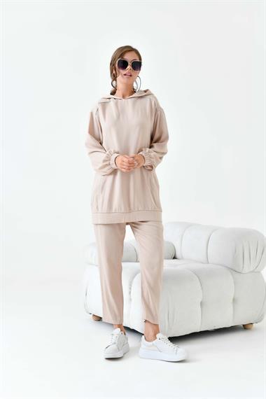 FTZ Women Kadın Modal Takım  Beige 30878