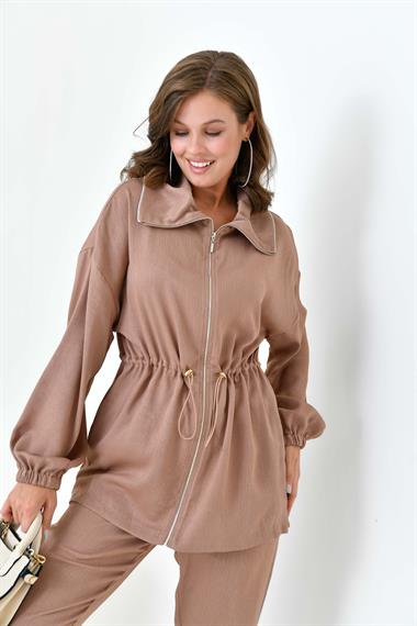 FTZ Women Kadın Modal Takım  Camel 30865