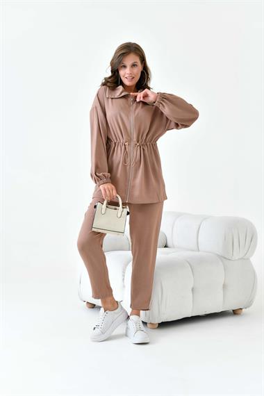 FTZ Women Kadın Modal Takım  Camel 30865