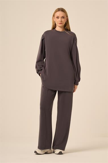 FTZ Women Kadın Modal Takım  Füme 31284