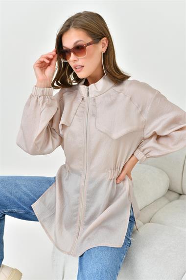 FTZ Women Kadın Organze Cap  Taş 30854