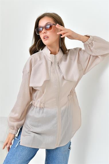 FTZ Women Kadın Organze Cap  Taş 30854