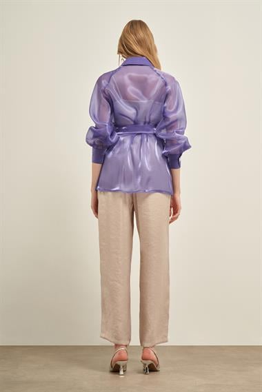 FTZ Women Kadın Organze Kap  Mor 31022