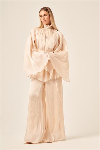 FTZ Women Kadın Organze Takım  Beige 31130