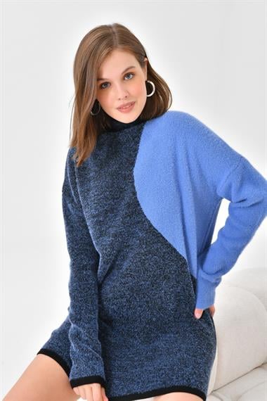 FTZ Women Kadın Oval Detaylı Tunik  Siyah 20567