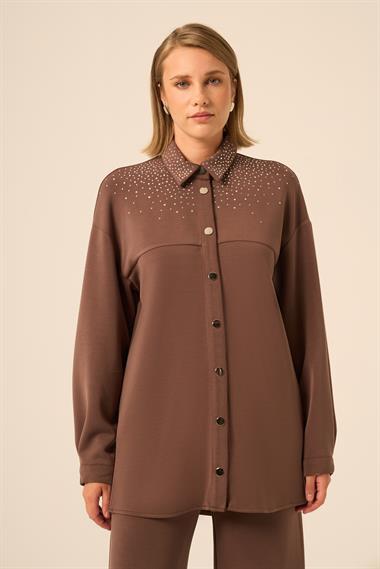 FTZ Women Kadın Oysho Takım  Kahve 30988