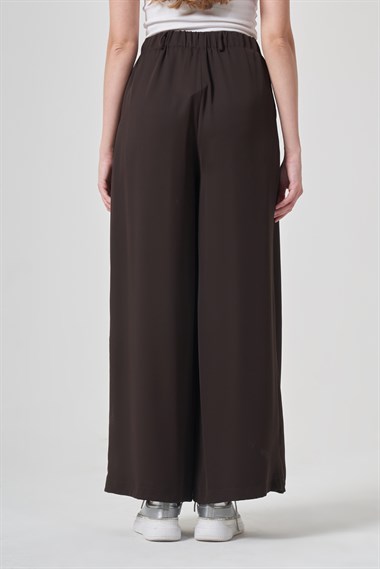 FTZ Women Kadın Palazo Pantolon  Acı Kahve 31361