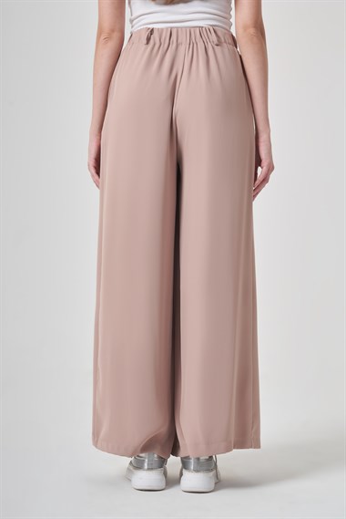 FTZ Women Kadın Palazo Pantolon  Beige 31361