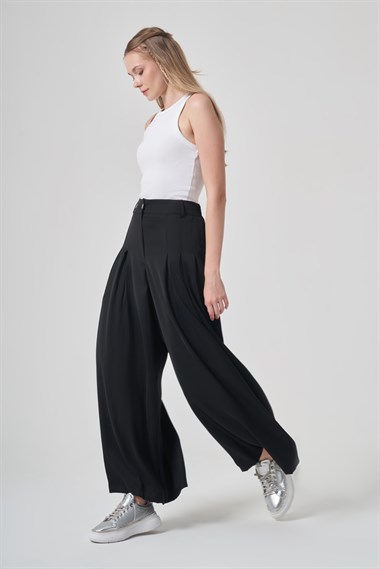FTZ Women Kadın Palazo Pantolon  Siyah 31361