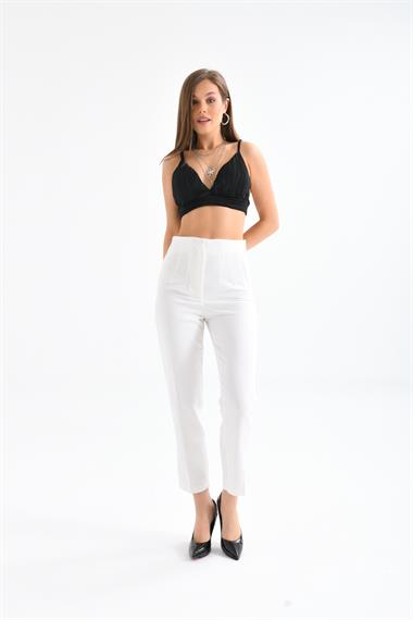 FTZ Women Kadın Pantolon  Ekru RBN3066