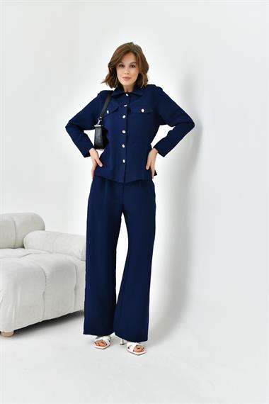 FTZ Women Kadın Pantolonlu Takım  Lacivert 30727
