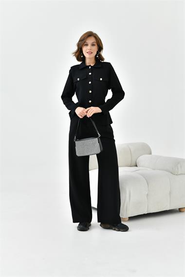 FTZ Women Kadın Pantolonlu Takım  Siyah 30727