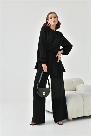 FTZ Women Kadın Pantolonlu Takım  Siyah 30767