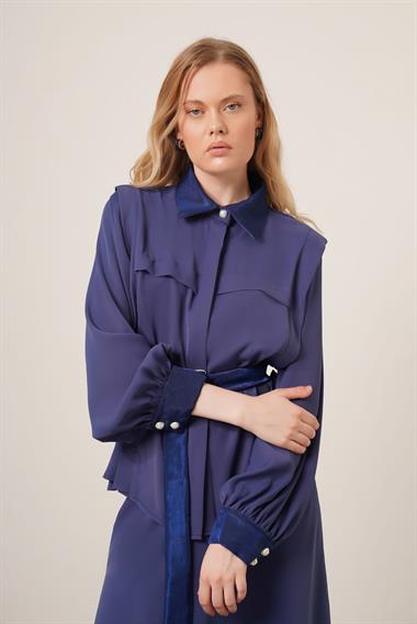 FTZ Women Kadın Piar Etekli Takım  Lacivert 31148